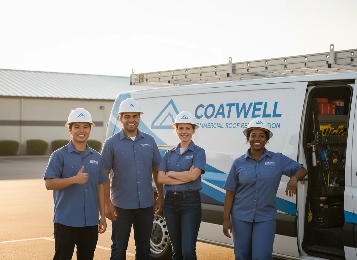 Commercial roof coating company in Compton, AR